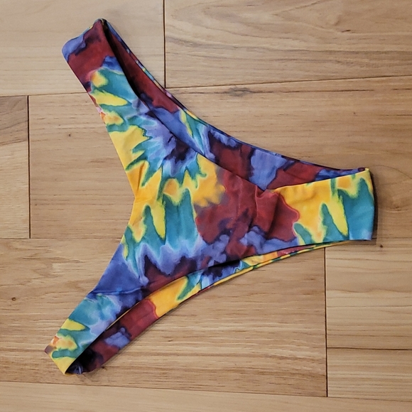 Zaful Tie-Dye Bikini Bottoms Size M